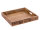 Holztablett Servierbrett Deko Tablett eckig Vintage Mangoholz massiv
