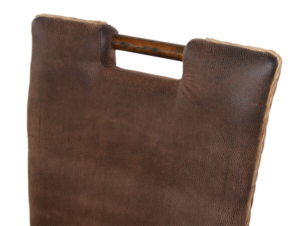 Rattanstuhl Esszimmer Stuhl Bilbao Griff vollgepolstert prairie brown