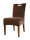 Rattanstuhl Esszimmer Stuhl Bilbao Griff vollgepolstert prairie brown