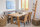 Rattanstuhl Esszimmer Stuhl Bilbao Griff vollgepolstert prairie brown