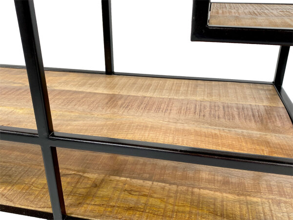 Standregal Raumteiler Bücher Regal Medienregal Bücherbord 130x60x36cm