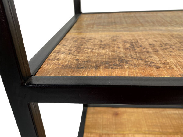 Bücherregal Stand Regal Bücherbord 40x180x40 cm mit Schubladen