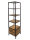 Bücherregal Stand Regal Bücherbord 40x180x40 cm mit Schubladen