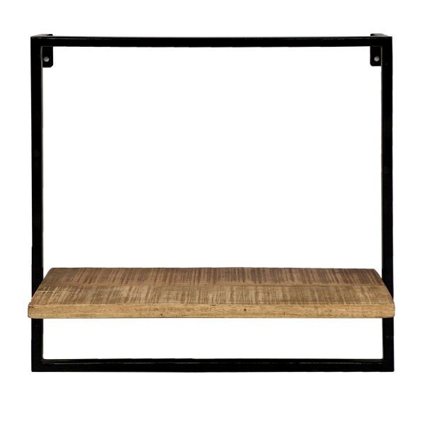 Hängeregal Wandregal Bücher Regal Bücherbord 50x50x25 cm schwarz