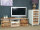 TV Schrank Massivholz B 125 H 45 cm TV Lowboard Fernsehschrank