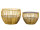Beistelltisch 2er Set Dekotische Sofatisch Glamira Couchtisch gold