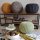 Pouf Strickhocker rund – handgemacht aus recycelter Baumwolle, nachhaltig Ø 55cm