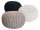 Strickhocker 3er Set Pouf Sitzpouf Sitzpuff Pouf Bodenkissen Ø 55cm