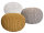 Strickhocker 3er Set Pouf Sitzpouf Sitzpuff Pouf Bodenkissen Ø 55cm