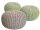 Strickhocker 3er Set Pouf Sitzpouf Sitzpuff Pouf Bodenkissen Ø 55cm