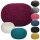 Premium Pouf Sitzpouf Strickhocker Ø 55 cm Innen & Außen waschbar
