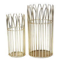 Windlicht Set romantisch 2-teilig mit Glaseinsatz rund...