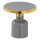 Beistelltisch rund Dekotisch Lampentisch Sofatisch Glam Tisch Metall