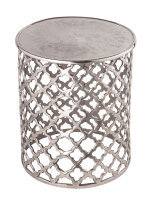 Dekotisch Beistelltisch Kairo silber o. gold Aluminium...