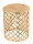 Dekotisch Beistelltisch Kairo silber o. gold Aluminium Orientalisch
