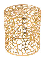 Beistelltisch Metall Dekotisch Agadir silber o. gold...