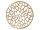 Beistelltisch Metall Dekotisch Agadir silber o. gold Korallen-Design