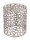 Beistelltisch Metall Dekotisch Agadir silber o. gold Korallen-Design