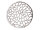 Beistelltisch Metall Dekotisch Agadir silber o. gold Korallen-Design