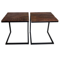 Couchtisch 2er Set Wohnzimmer-Tisch-Set Beistelltisch...