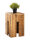 Hocker quadratisch Blumensäule Sitzhocker Blumenhocker Beistelltisch Mangoholz