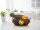 Obstkorb Metall Brotkorb Obstschale rund Metall Ø28 cm schwarz