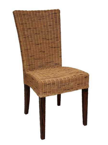 Esszimmer Rattanstuhl Wintergarten Korbstuhl nachhaltig Cardine cabana braun