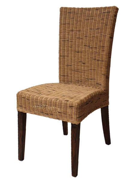 Esszimmer Rattanstuhl Wintergarten Korbstuhl nachhaltig Cardine cabana braun