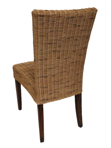Esszimmer Rattanstuhl Wintergarten Korbstuhl nachhaltig Cardine cabana braun