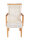 Esszimmer Stühle Set 2 Stück mit Armlehnen Rattanstühle weiß Rattan nachhaltig