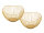 Obstschale Metall Brotkorb Set 2 Stück Obstkorb Metall schwarz o. gold rund Wave