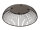 Brotkorb 12-teilig Metall ø 28 x 7 cm Obstschale rund Brotkorb schwarz o. silber