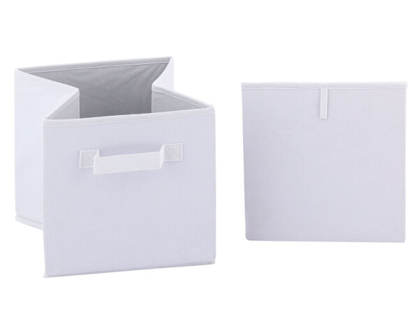Aufbewahrungsboxen 6er Set faltbar Faltbox 26cm Aufbewahrungskiste quadratisch