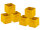 Aufbewahrungsboxen 6er Set faltbar Faltbox 26cm Aufbewahrungskiste quadratisch