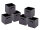 Aufbewahrungsboxen 6er Set faltbar Faltbox 26cm Aufbewahrungskiste quadratisch