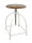 Drehhocker Barhocker Hocker Drehstuhl höhenverstellbar Massivholz Metall