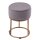 Velour Hocker  Ø 32 H 42 cm Samthocker mit Eisengestell Sitzhocker Pouf