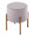 Samt Hocker 2. Wahl Sitzhocker Samt Pouf &Oslash; 32 H 38 cm Sitzpouf Velour mit F&uuml;&szlig;en