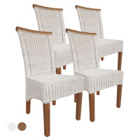 Esszimmer Stühle Set Rattanstühle Perth 4...