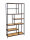 Bücherregal Stand Regal Bücherbord 100 x 193 x 36 cm Liverpool schwarz