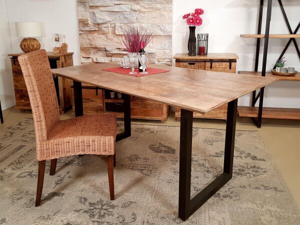 Esstisch Küchen Tisch Esszimmer Tisch Liverpool Mangoholz massiv versch Größen