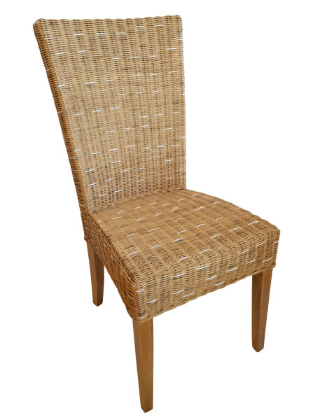 Esszimmer Stühle 4 Stück Rattanstühle Wintergarten Cardine cappuccino