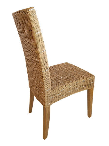 Esszimmer Stühle 4 Stück Rattanstühle Wintergarten Cardine cappuccino