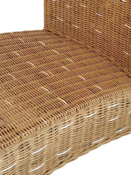 Esszimmer Stühle 4 Stück Rattanstühle Wintergarten Cardine cappuccino