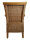 Esszimmer Stühle Set mit Armlehnen 4 Stück Rattanstühle braun nachhaltig