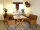 Esszimmer Stühle Set 6 Stück Rattan Bilbao Polstersessel prairie brown