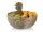 Obstschale ø 30 cm Brotkorb Obstkorb rund silber dollce Metall Drahtstruktur
