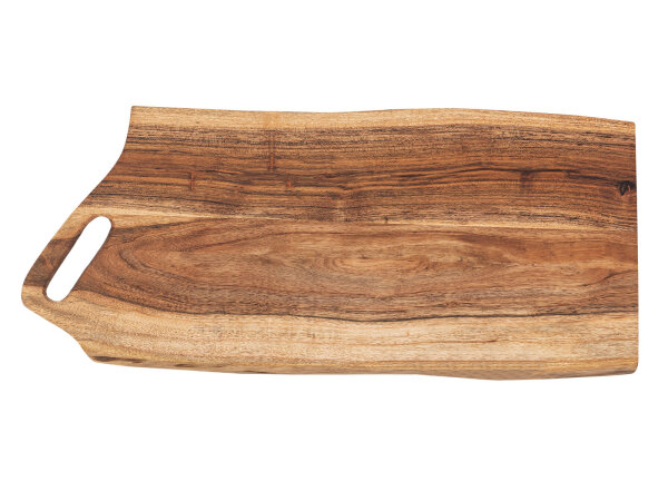 Servierbrett Dekotablett Viking Echtholz Vegan  60x23cm Dekobrett Akazie massiv