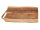 Servierbrett Dekotablett Viking Echtholz Vegan  60x23cm Dekobrett Akazie massiv