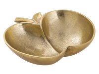 Dekoschale Dekoration Massiv chic Apfel Schale Apple gold...